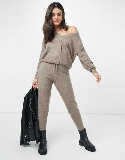 Washable Knit Ribbed Complete Set