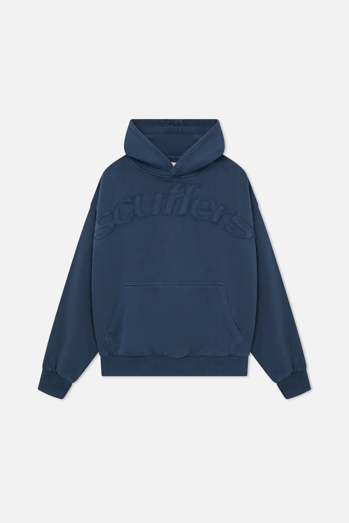 UNISEX RAW BLUE HOODIE