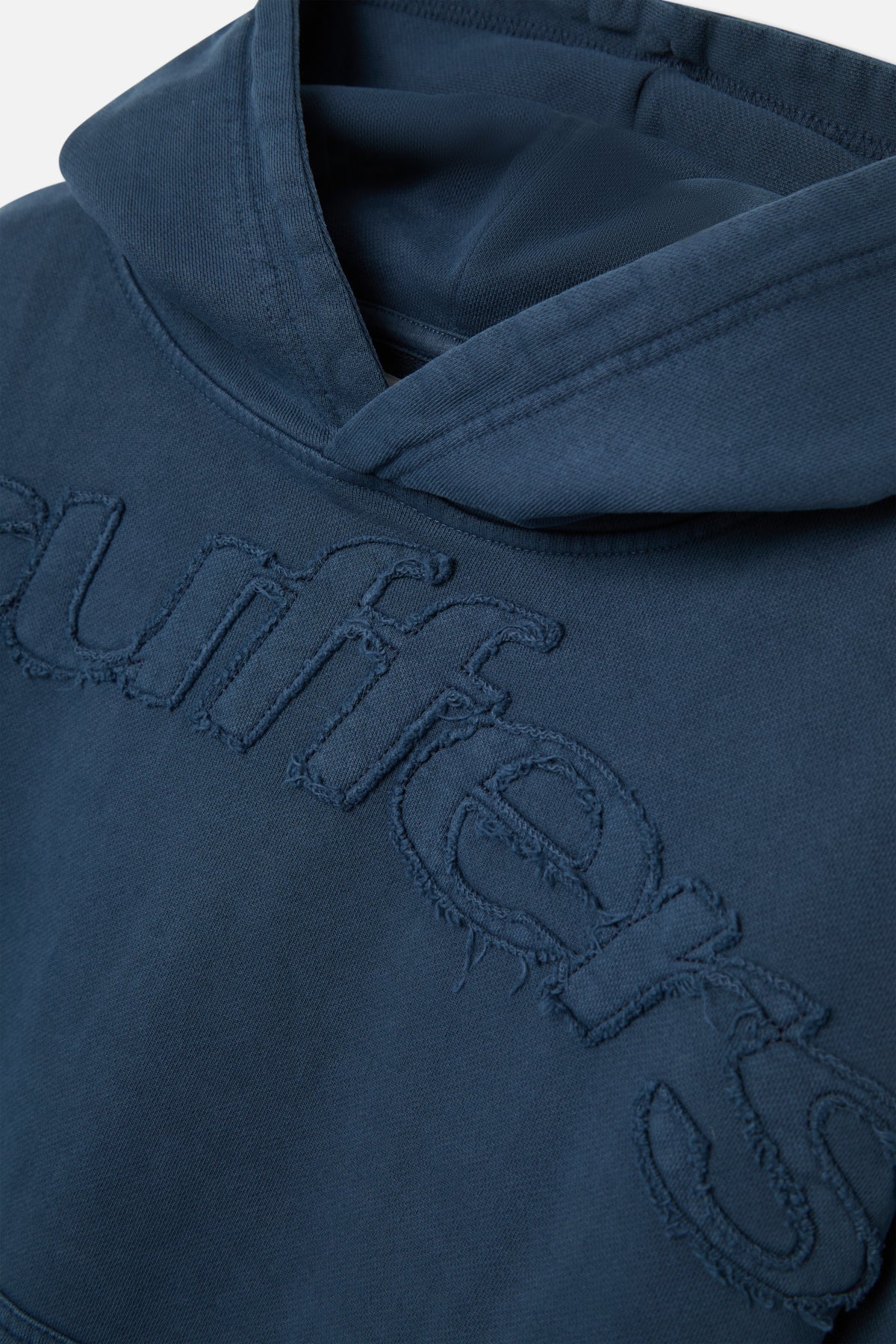 UNISEX RAW BLUE HOODIE