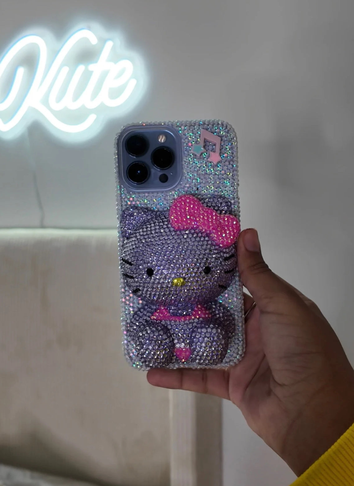 Rhinestone Hello Kitty Phone Case