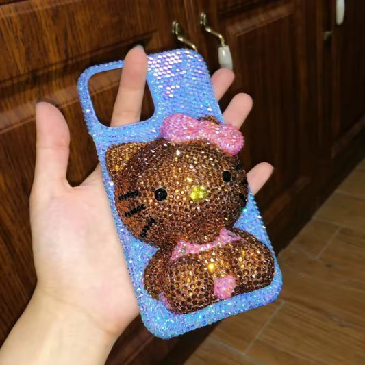 Rhinestone Hello Kitty Phone Case