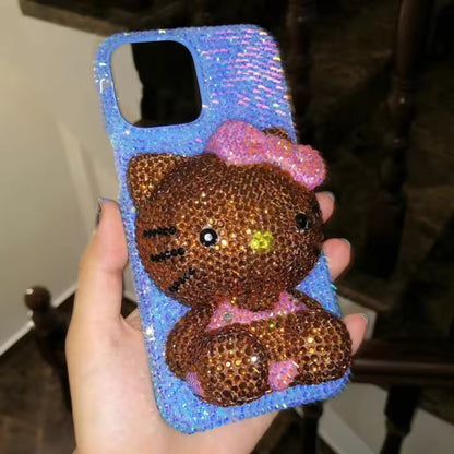 Rhinestone Hello Kitty Phone Case