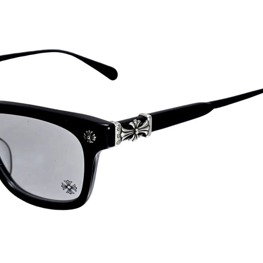 CHROMEHEARTS COX UCKER BLACK GLASSES