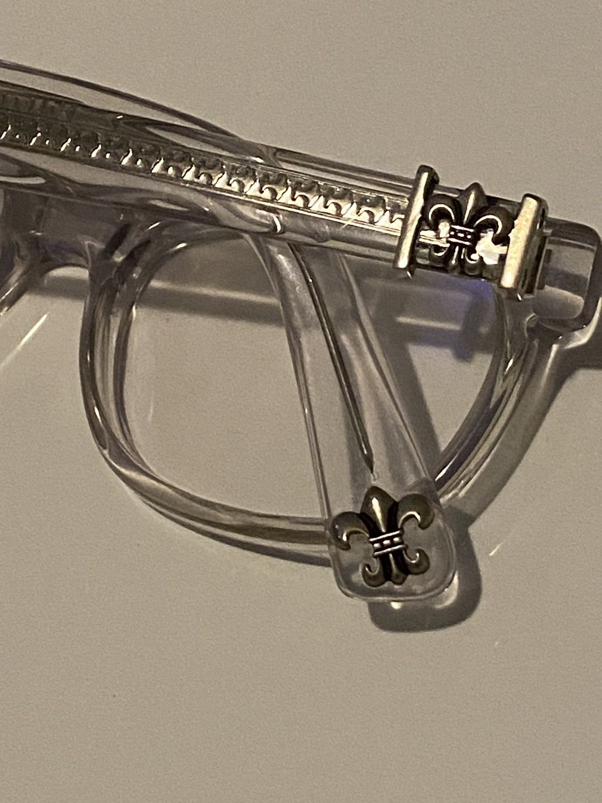 CHROMEHEARTS COX UCKER BLACK GLASSES