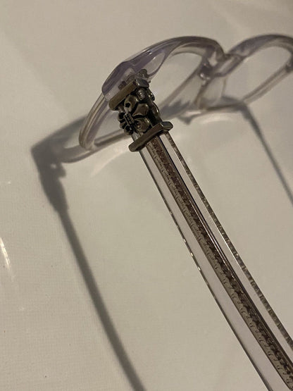 CHROMEHEARTS COX UCKER BLACK GLASSES