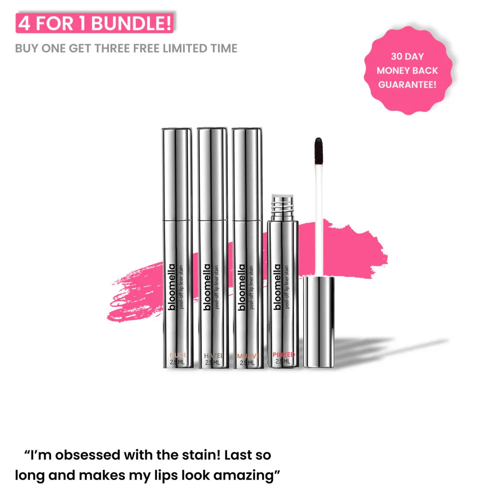 4 For 1 Bundle - Lip Stain Peel Off Lip Liner