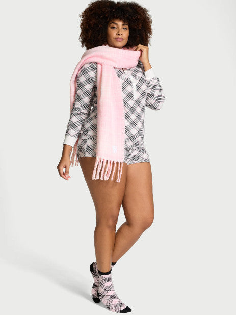 VS Pink Blanket Scarf