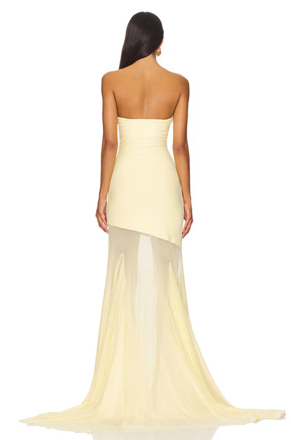Dahlia Gown in Butter Yellow