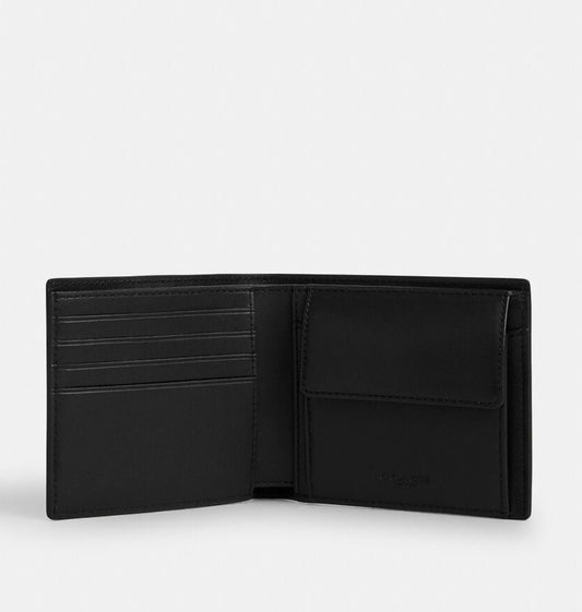 Coin Wallet In Signature Leather