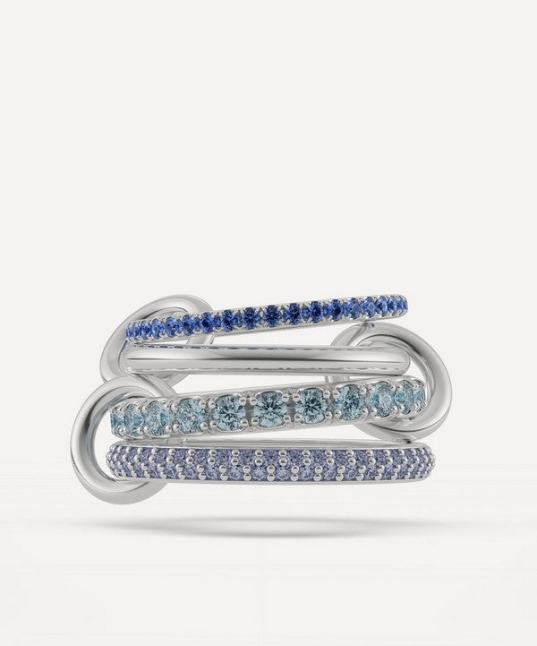 Mixed Metal Libra Pastel Petite Ring