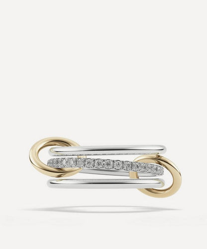 Mixed Metal Libra Pastel Petite Ring