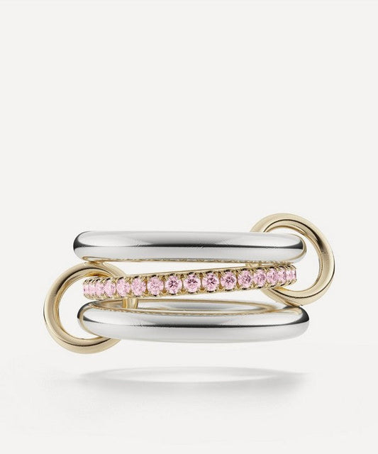 Mixed Metal Libra Pastel Petite Ring