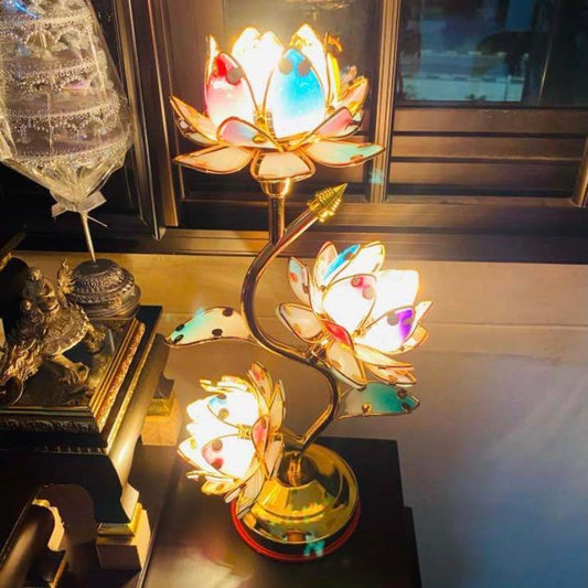 Pink Lotus Floor Lamp
