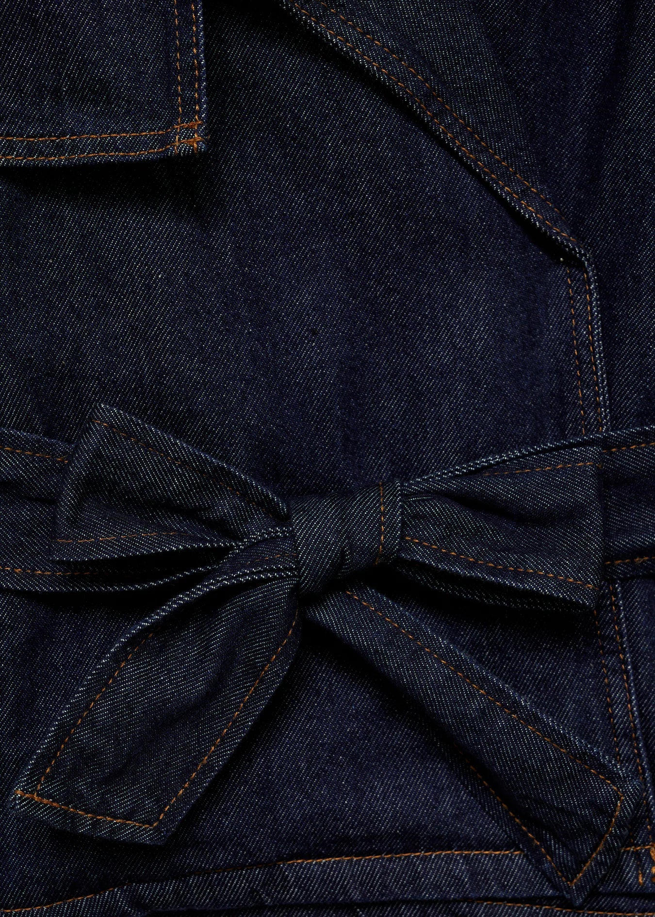 ASHIA SHORT DENIM TRENCH COAT