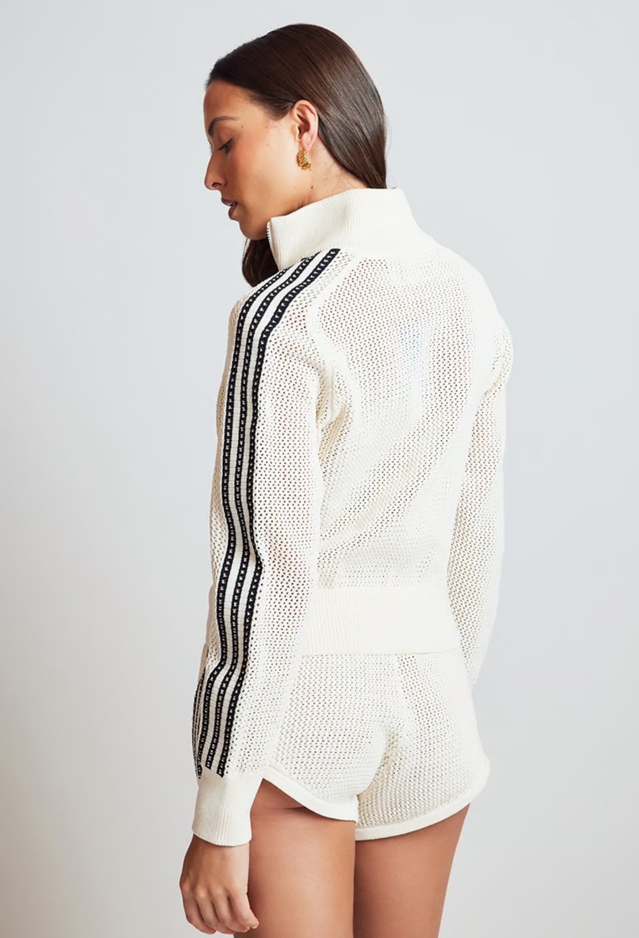 Ariana Crochet Tracksuit Top