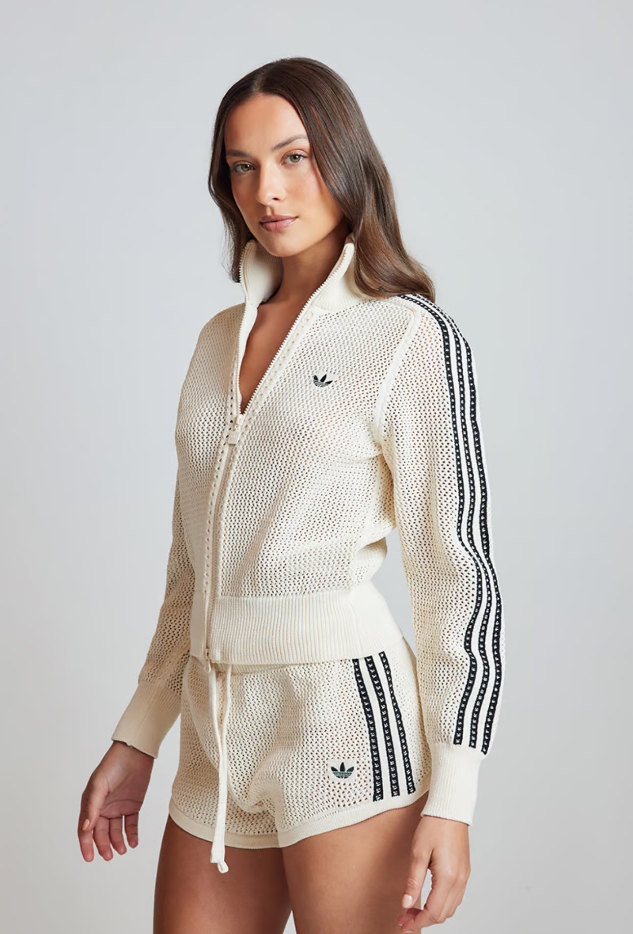 Ariana Crochet Tracksuit Top