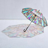 Stained Hogwarts Glass Umbrella