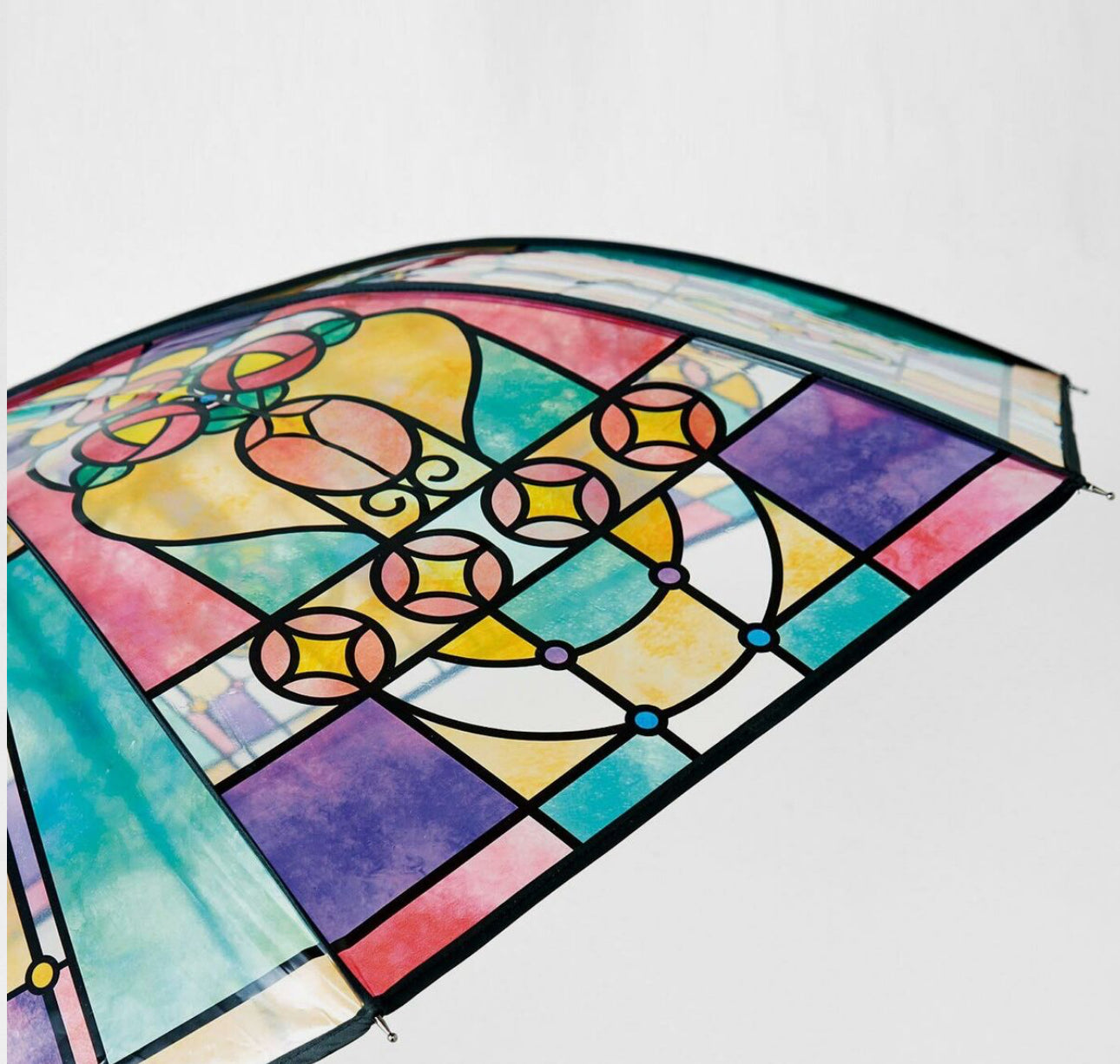 Stained Hogwarts Glass Umbrella