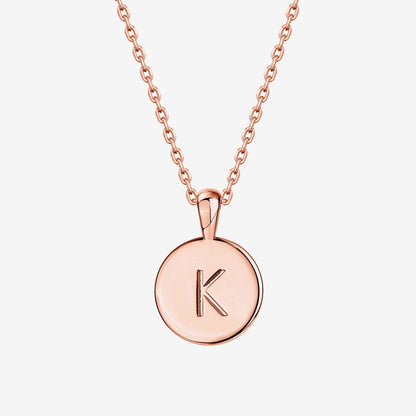 Initial Disc Pendant