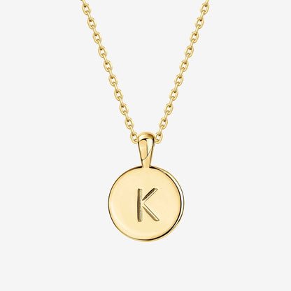 Initial Disc Pendant
