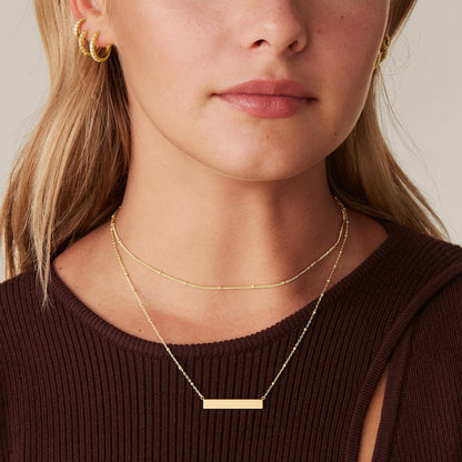 Horizontal Bar Necklace