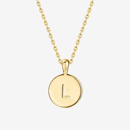 Initial Disc Pendant