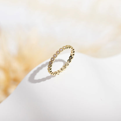 Vermeil Cassidy Eternity Band