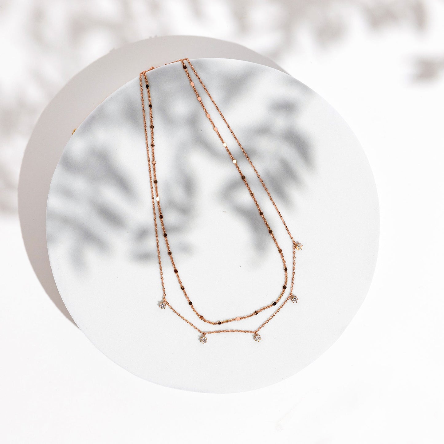 Cubic Zirconia Chain Necklace