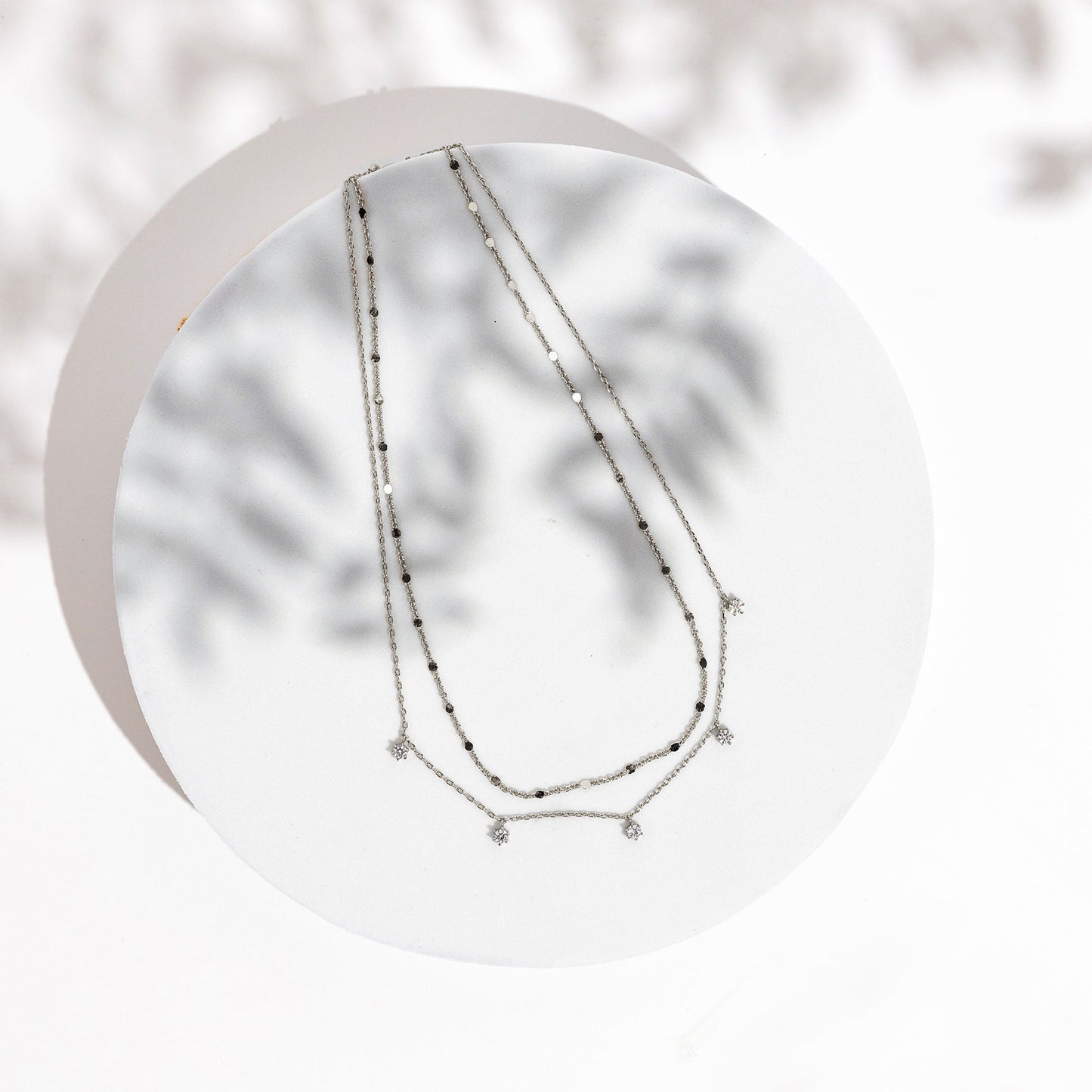 Cubic Zirconia Chain Necklace