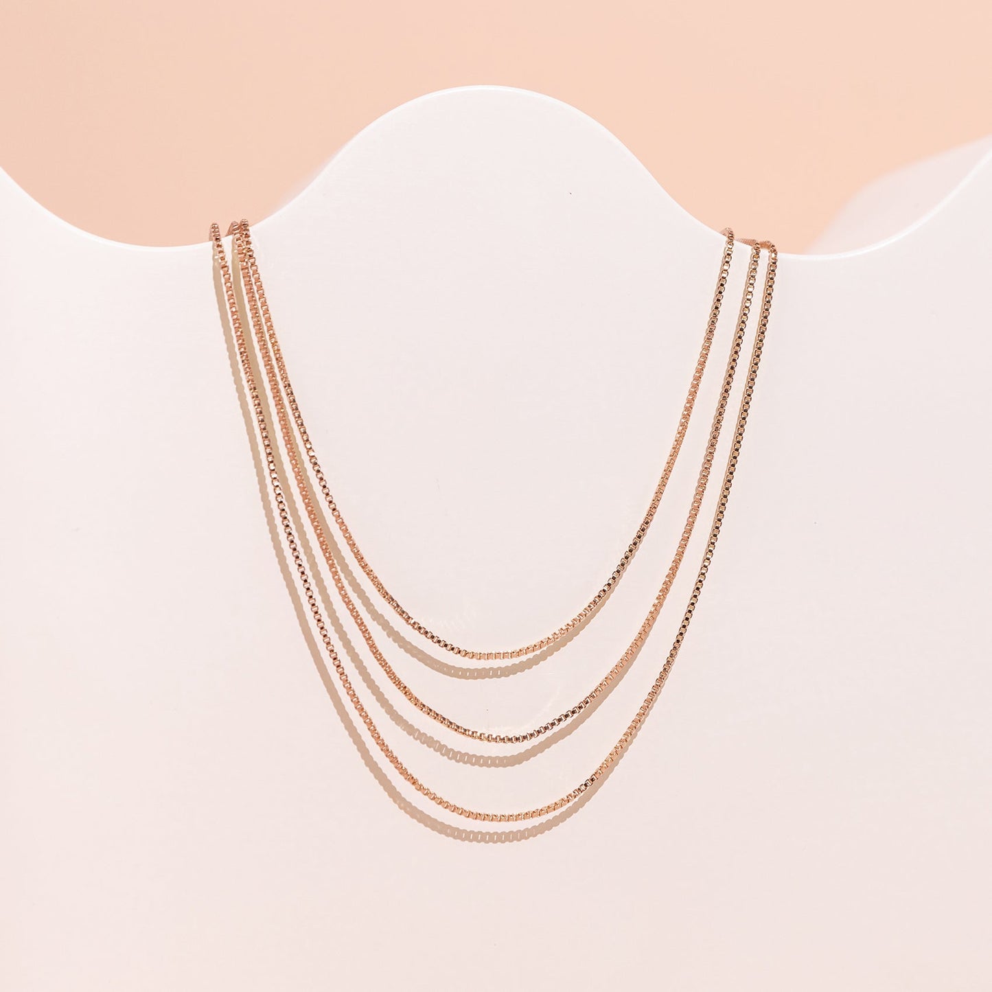 Three Layered Chain Necklace