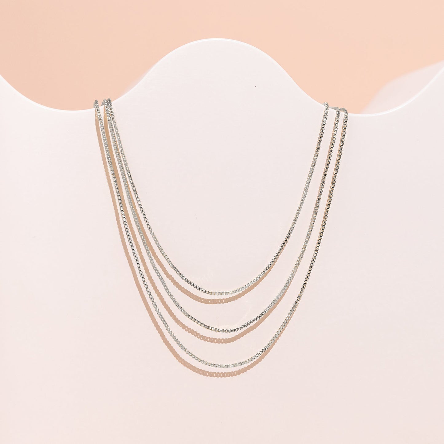 Three Layered Chain Necklace