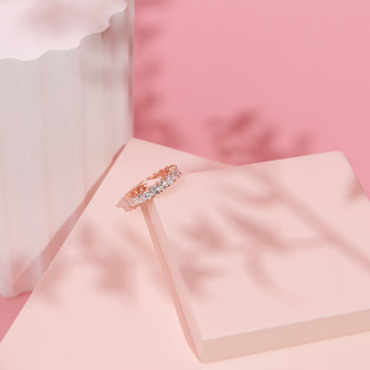 Princess Cut Eternity Band