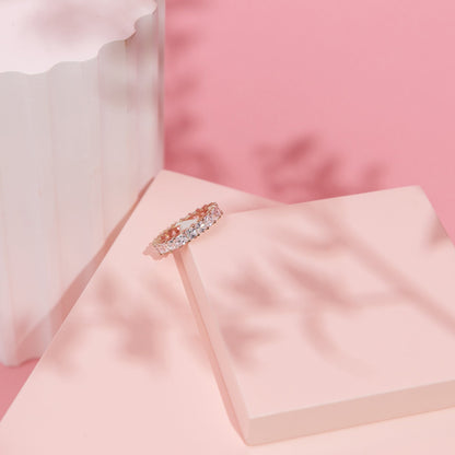Princess Cut Eternity Band