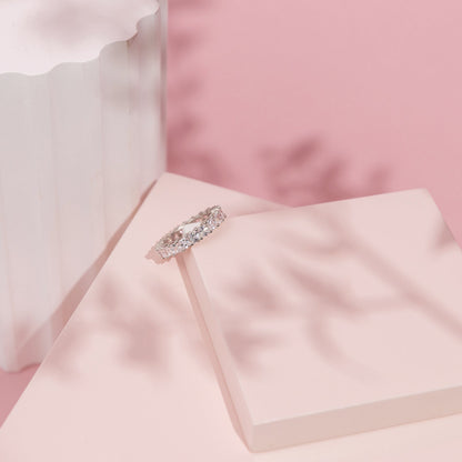 Princess Cut Eternity Band
