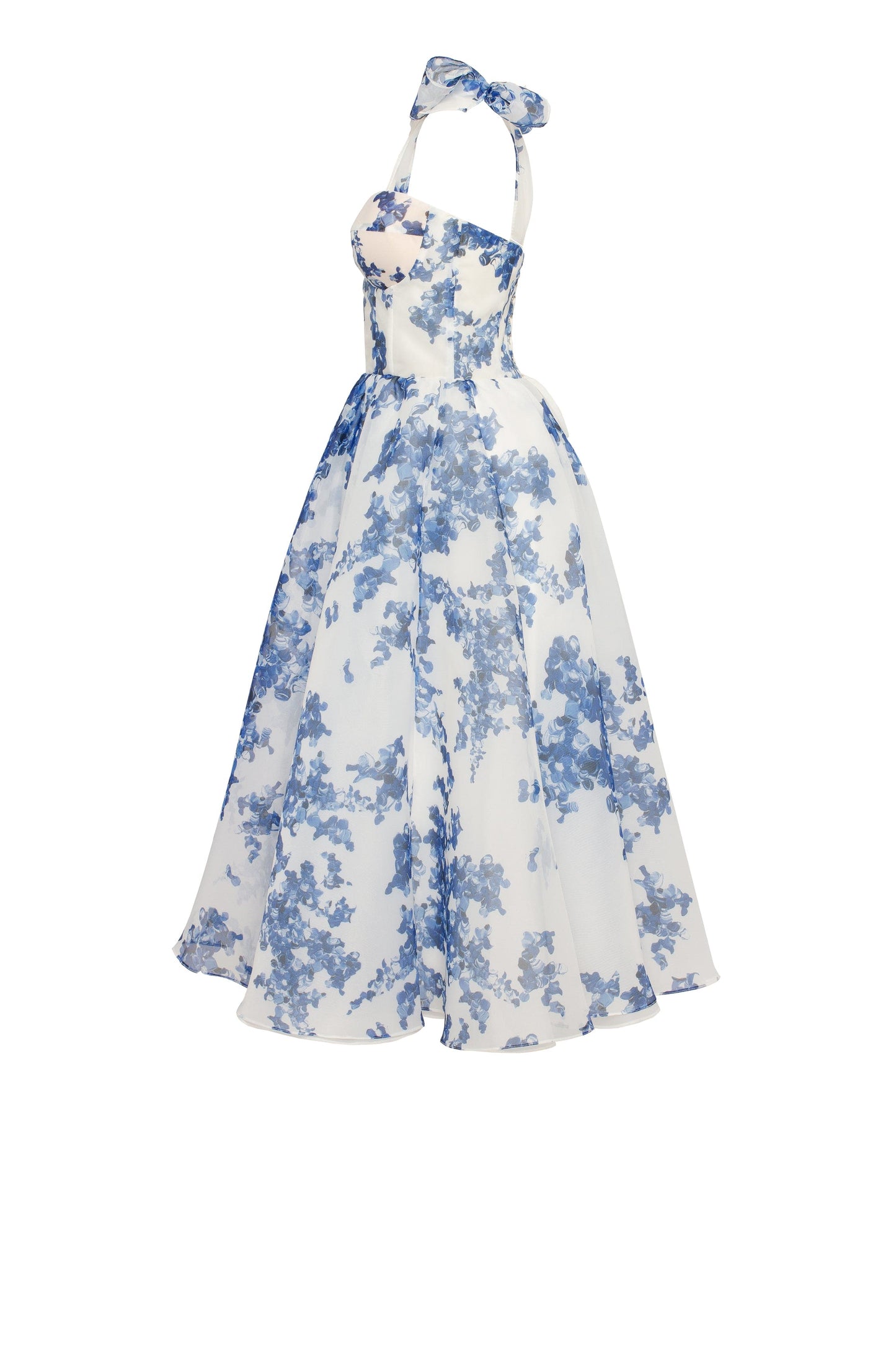Chantel Charming Blue Hydrangea Dress