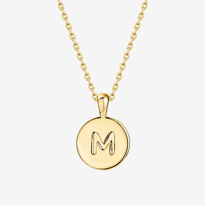 Initial Disc Pendant
