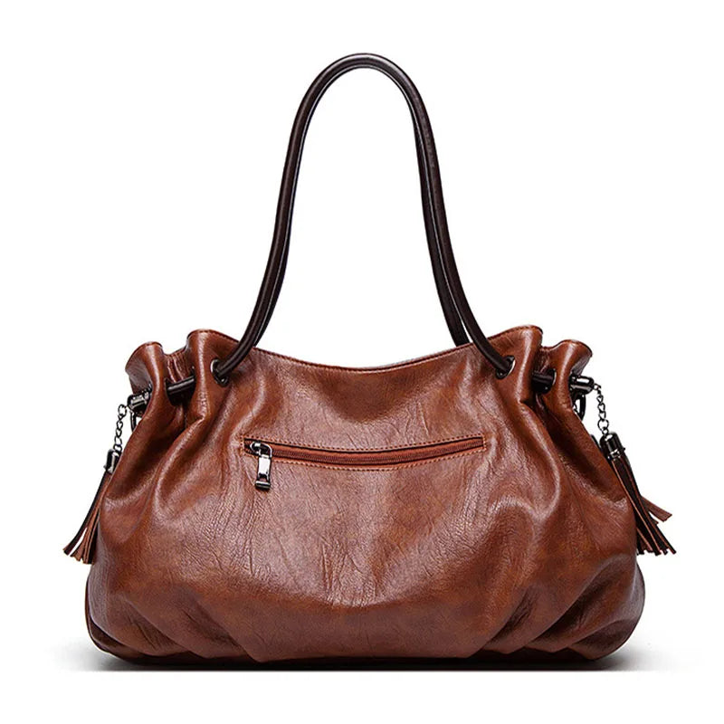 Alice Retro Leather Shoulder Bag