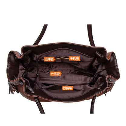 Alice Retro Leather Shoulder Bag