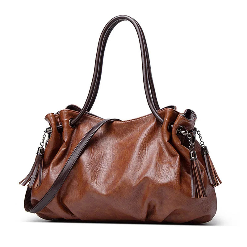 Alice Retro Leather Shoulder Bag