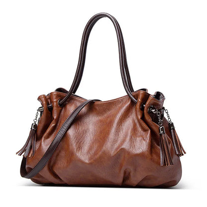 Alice Retro Leather Shoulder Bag