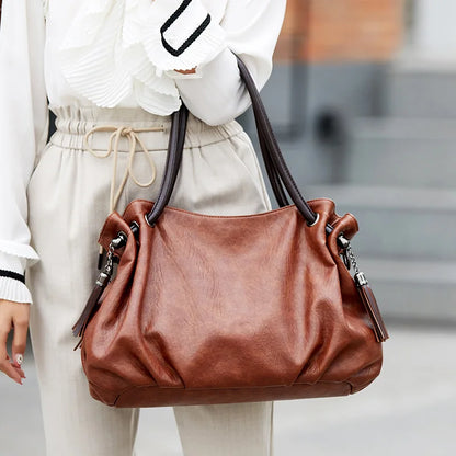 Alice Retro Leather Shoulder Bag