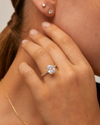 Cushion Cut Engagement Ring