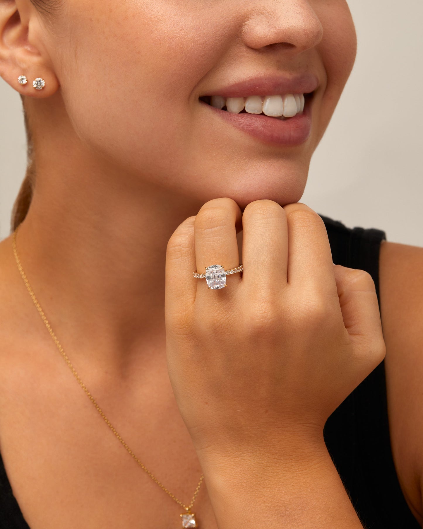 Cushion Cut Engagement Ring