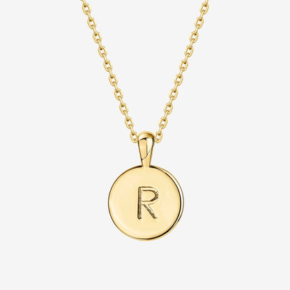 Initial Disc Pendant