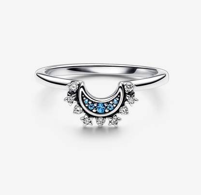 Sparkling Moon Ring