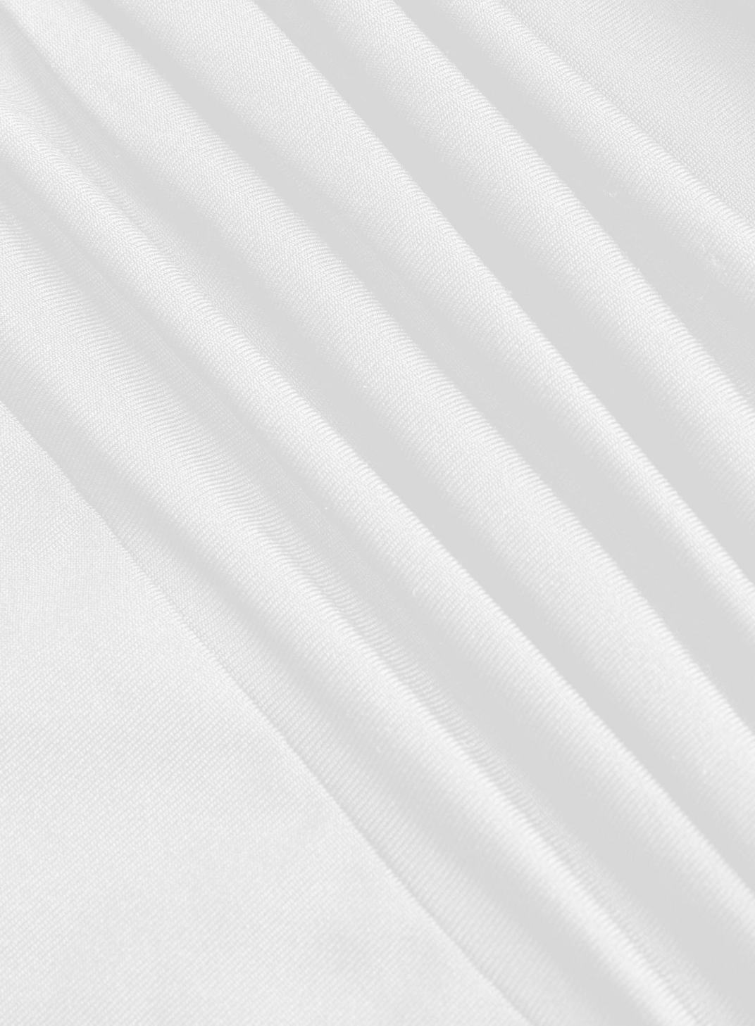 SOLID RUCHED U-NECKLINE RUFFLE MAXI DRESS