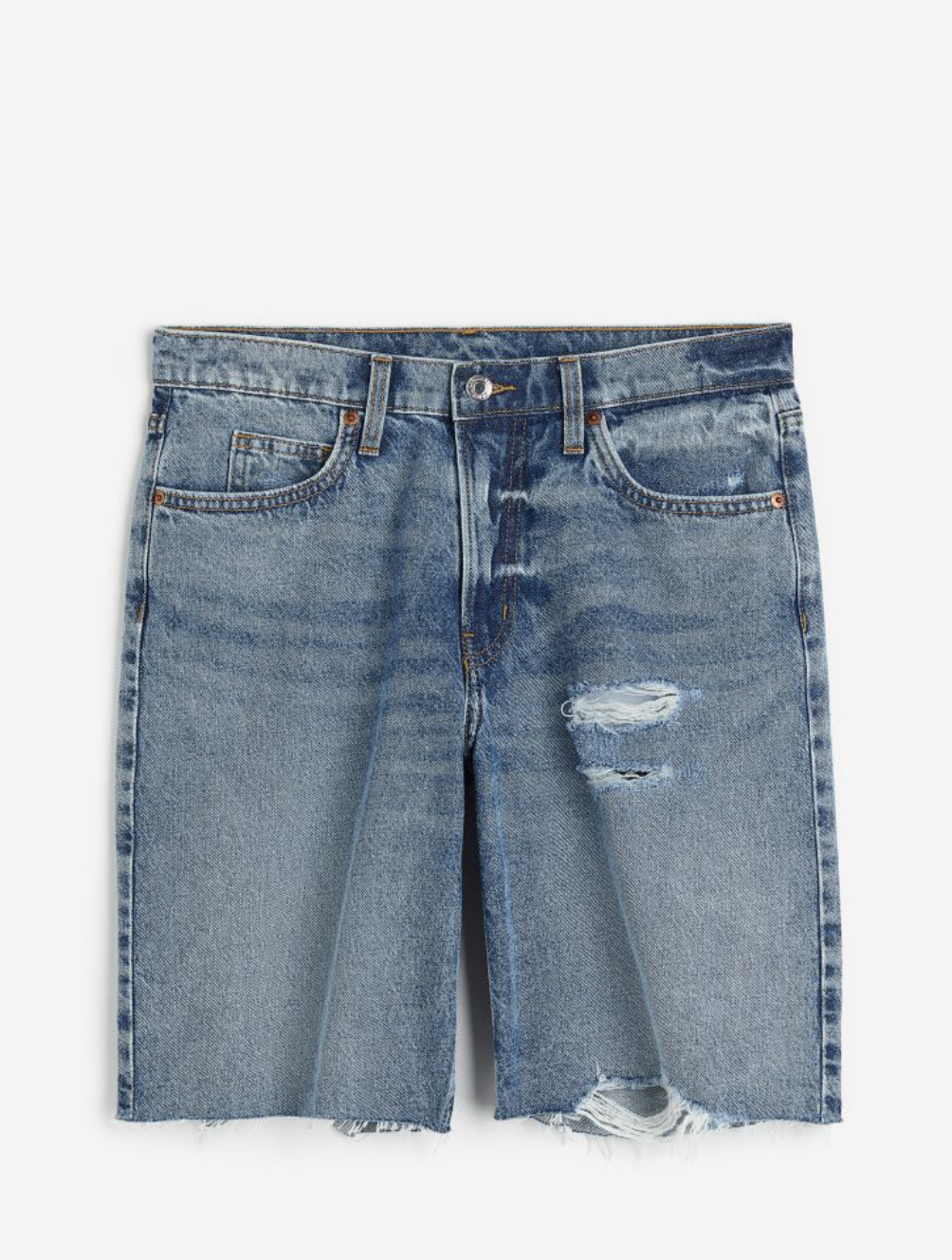 Oversized Low Rise Denim Jorts