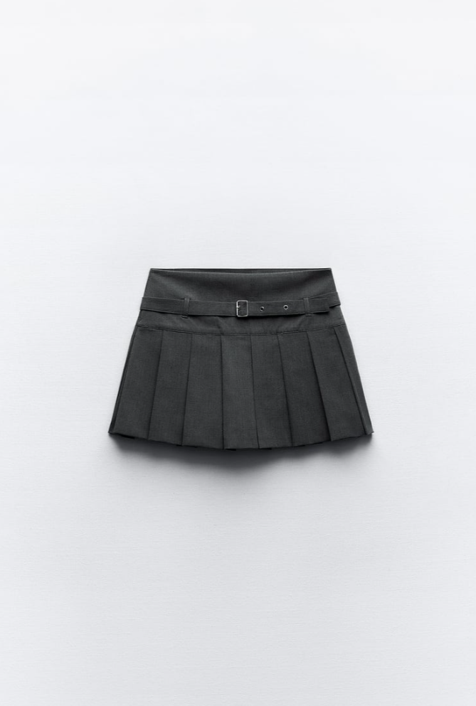 Alyssa Pleated Mini Skirt