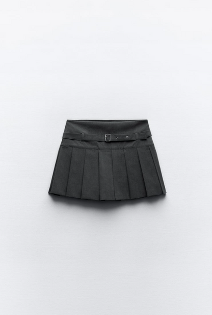 Alyssa Pleated Mini Skirt