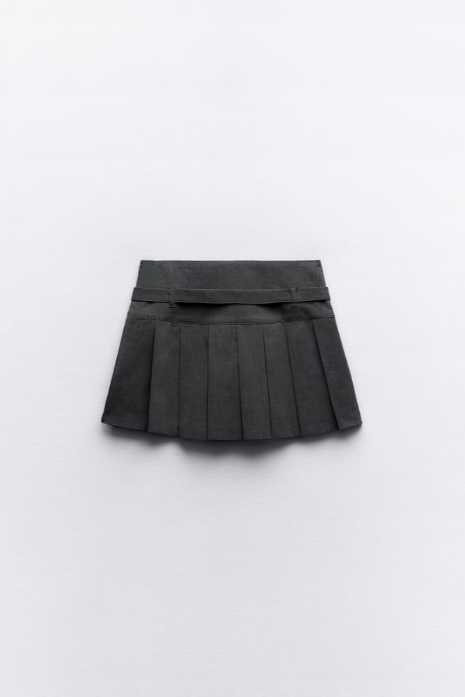 Alyssa Pleated Mini Skirt
